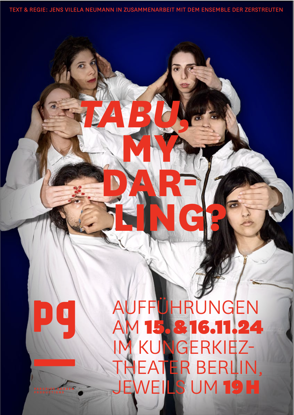 Flyer TABU, MY DARLING 15.&16.11.24 front